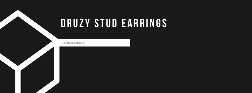 Druzy Stud Earrings