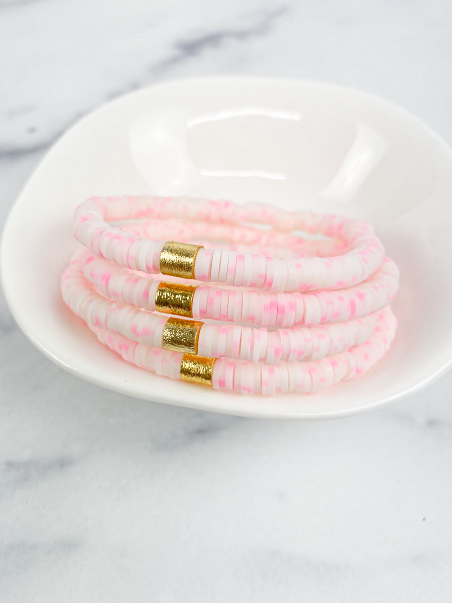 ブリッジ　Bonito ボニート50g Heishi Bracelet, Sterling Silver, Hardstones|BUS900698LPZ