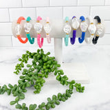 Clay Tube + FW Pearl Bracelet 6mm "Light Pink"
