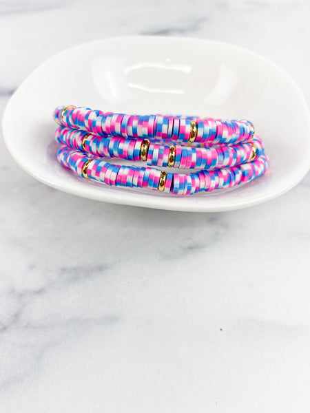 Heishi Small 6mm Color Pop Bracelet "Sprinkles Multi"