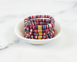 Heishi Color Pop Bracelet "Rustic Americana Gold Barrel"