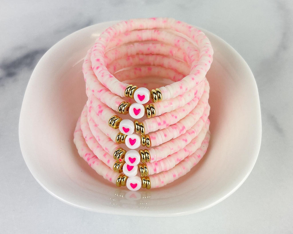 Heishi Small 6mm Color Pop Bracelet 💗 – Mod Miss Jewelry