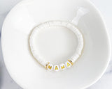 Heishi Small 6mm Color Pop Bracelet "mama"