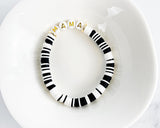 Heishi Small 6mm Color Pop Bracelet "mama"