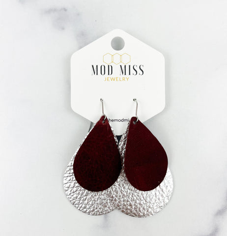 products/MerlotonSilverStackedTeardropLeatherEarrings.jpg