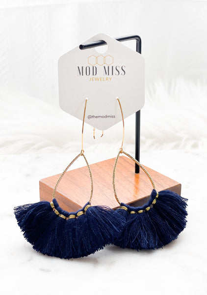 Tassel Fan Earrings