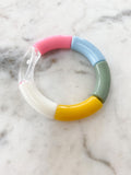 Acrylic Bamboo Bangle Bracelet "Phoebe Boho"