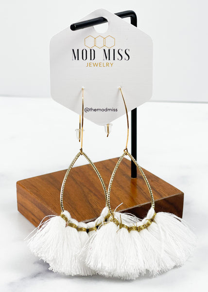 Tassel Fan Earrings