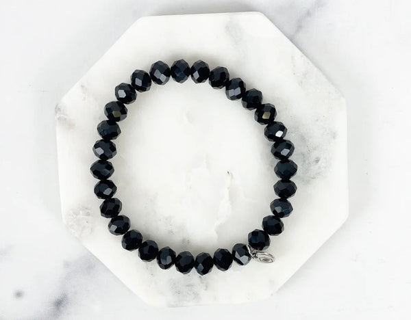 Bracelet Beaded Crystal "Custom Word"
