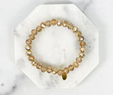 Bracelet Beaded Crystal "Custom Word"