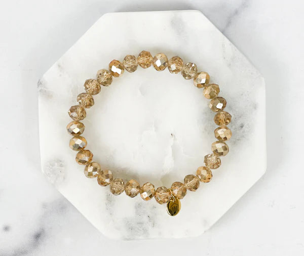Bracelet Beaded Crystal "Custom Word"