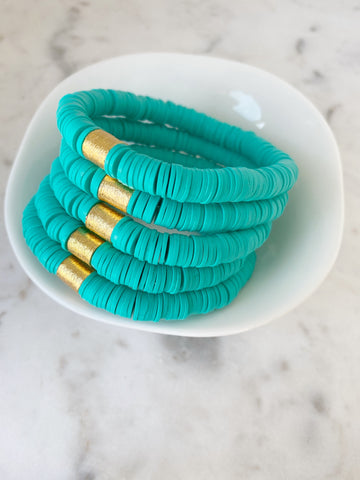 Heishi Small 6mm Color Pop Bracelet I💗U – Mod Miss Jewelry