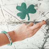 Heishi Color Pop Bracelet "Kelly Green(Lucky)"