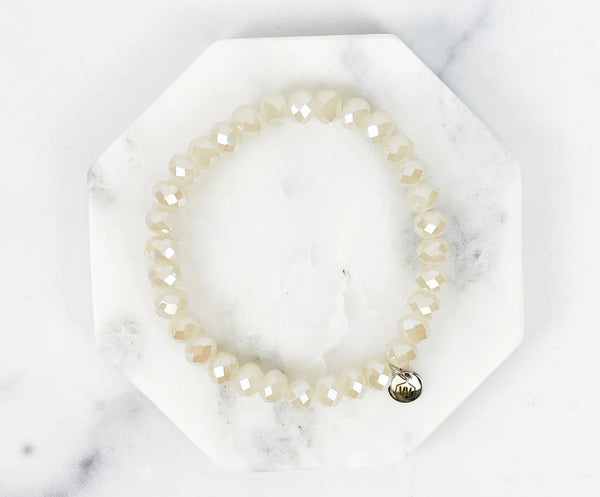 Bracelet Beaded Crystal "Custom Word"